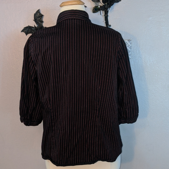 Lane Bryant Ruffle Button up Blouse - Picture 3 of 5